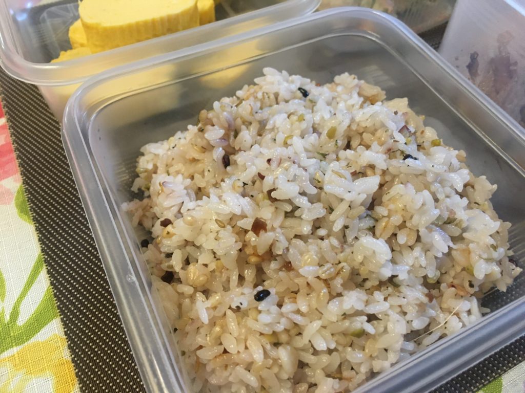 料理教室マンツーマン雑穀米ごはん