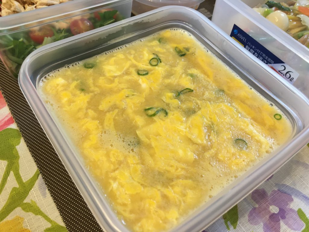 料理教室マンツーマン中華風コーンスープ