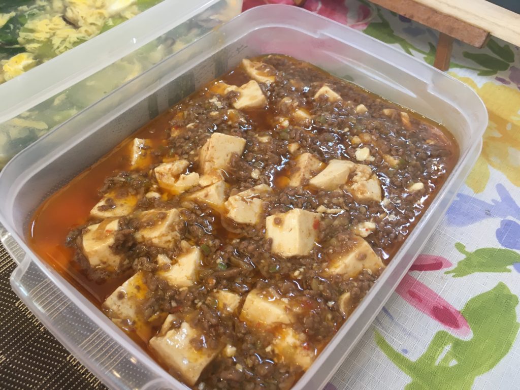 料理教室マンツーマン麻婆豆腐