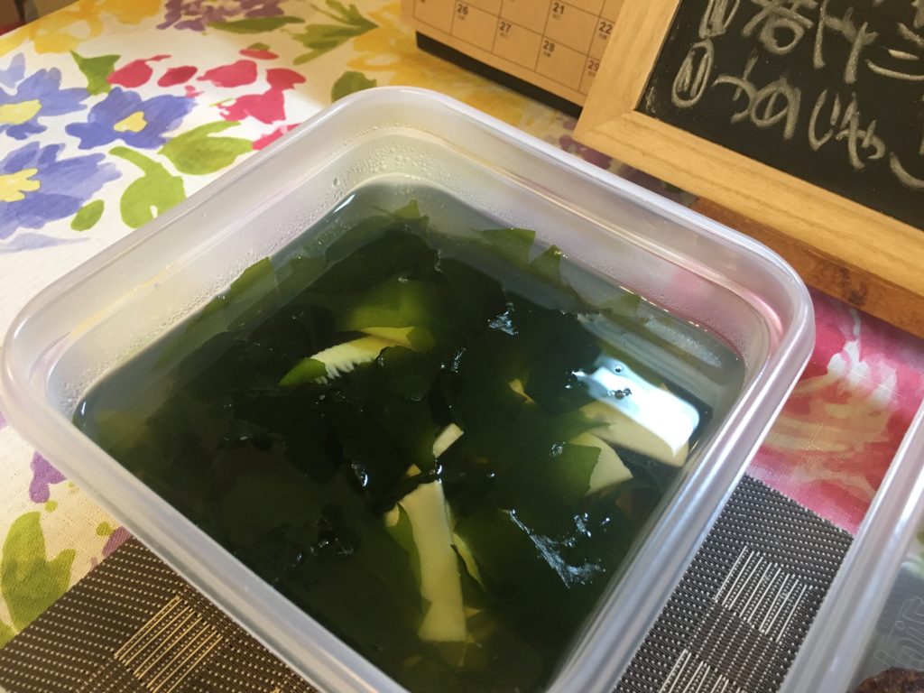 料理教室マンツーマン若竹汁