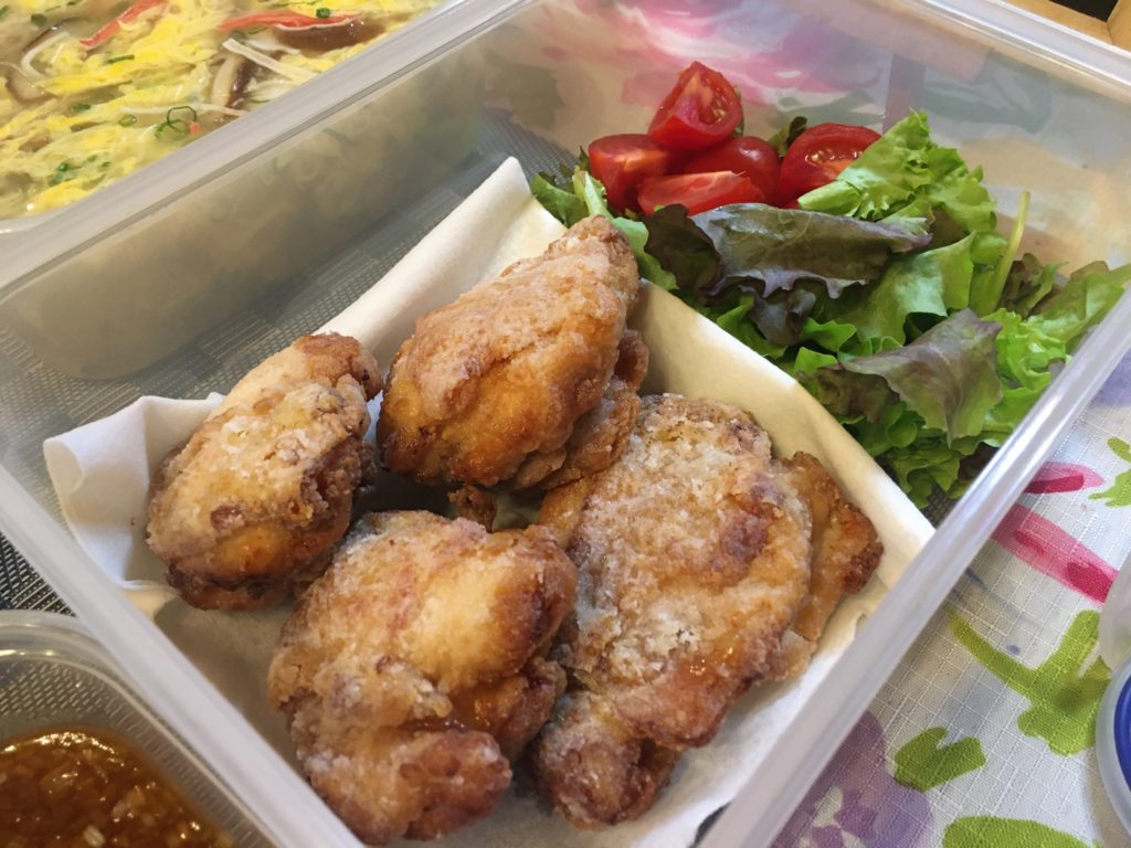 料理教室マンツーマン油淋鶏