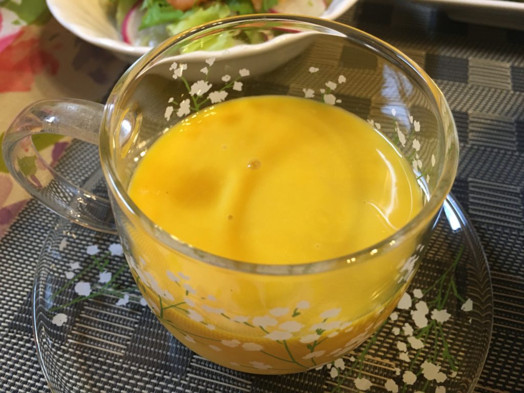 料理教室マンツーマン冷製かぼちゃスープ