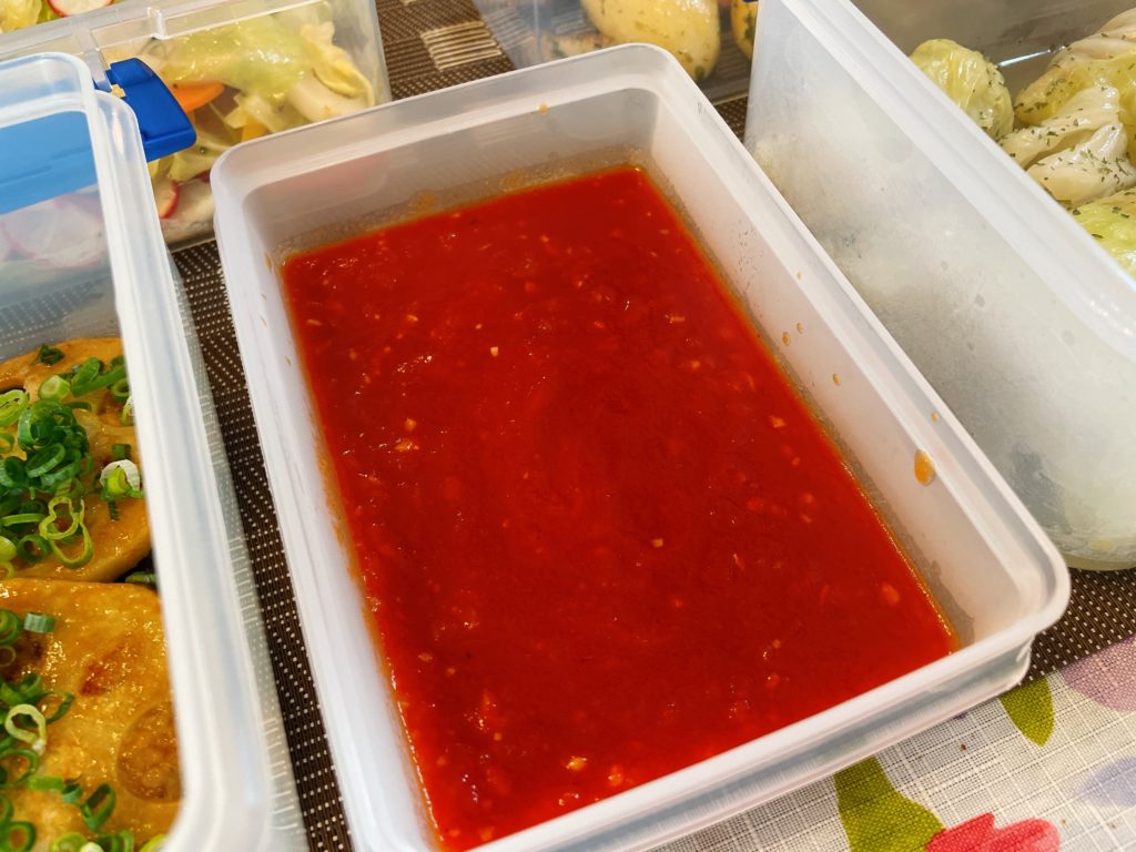 料理教室マンツーマントマトソース