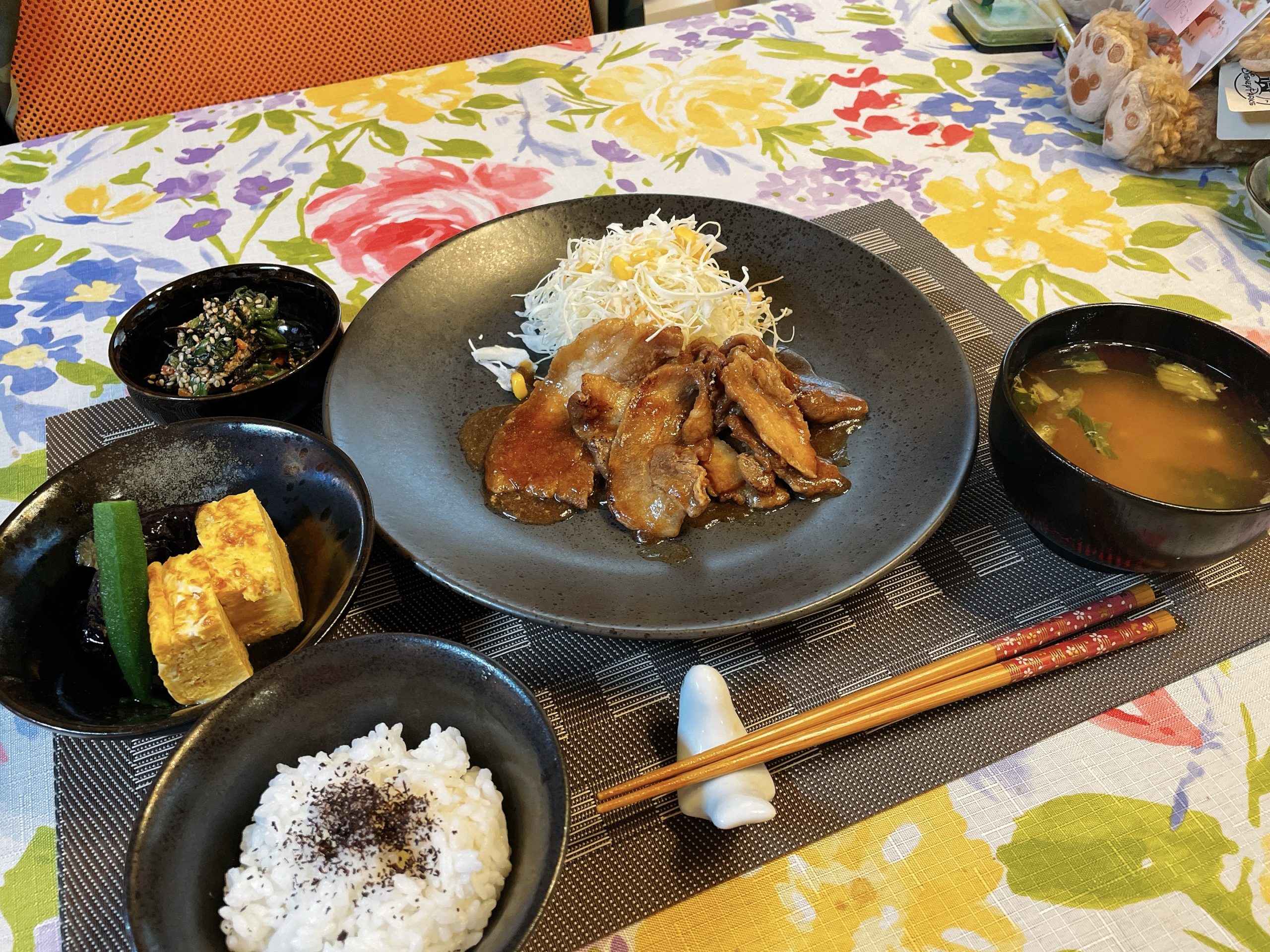 料理教室マンツーマン生姜焼きセット