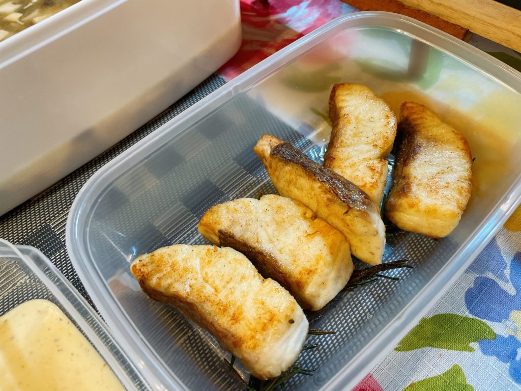 料理教室マンツーマン鯛ローズマリー焼き