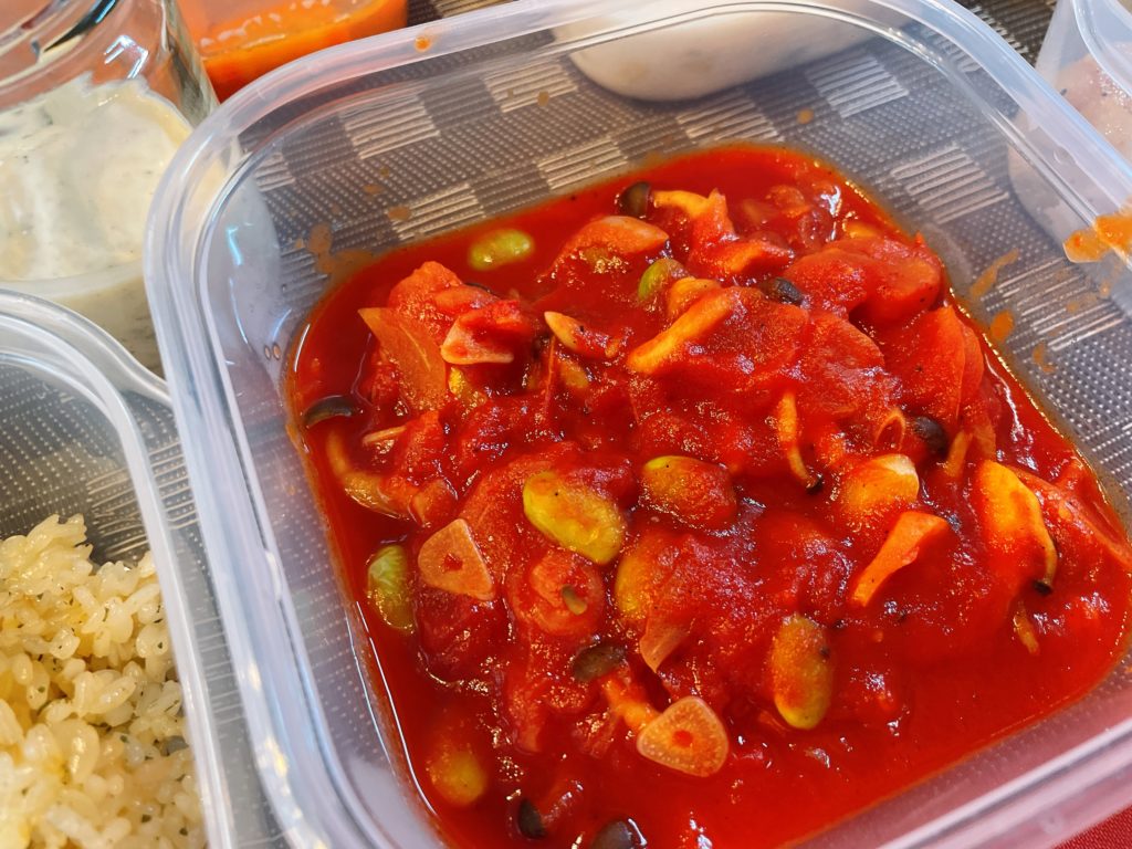 料理教室マンツーマンガーリックトマトソース