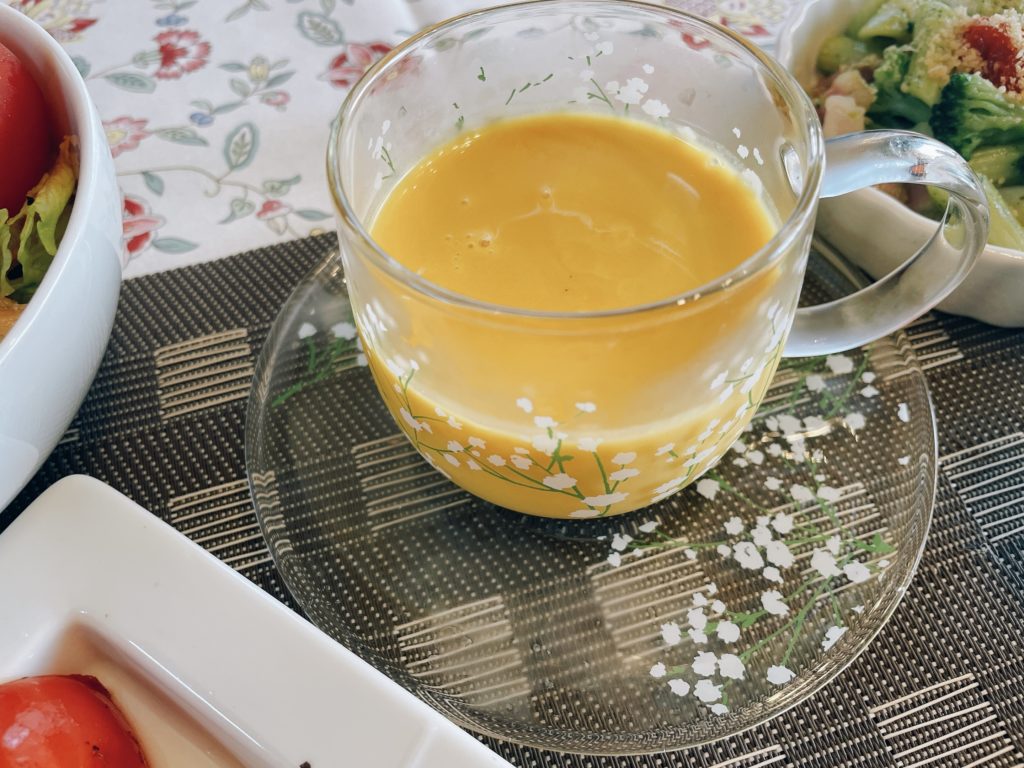 料理教室マンツーマン冷製かぼちゃのスープ