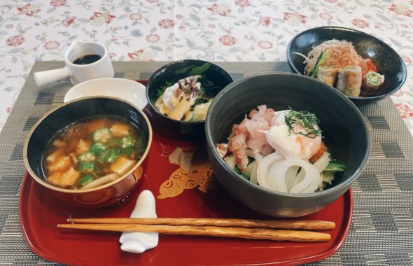料理教室マンツーマン海鮮丼セット
