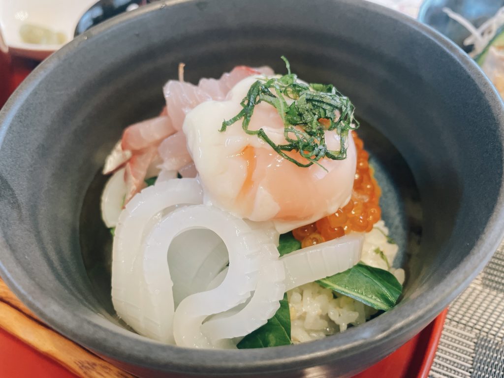 料理教室マンツーマン海鮮丼