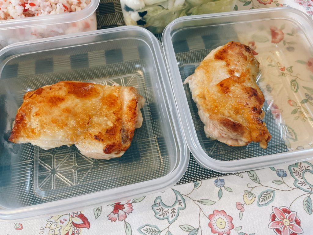 料理教室マンツーマン鶏焼き