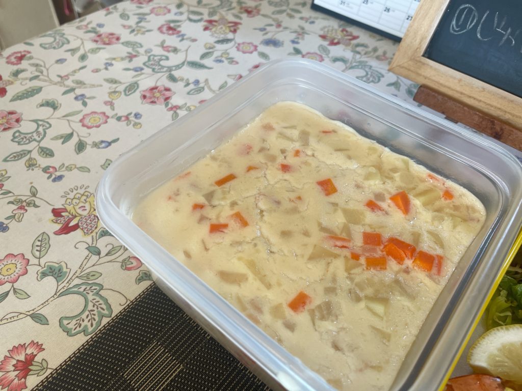 料理教室マンツーマンクリームスープ