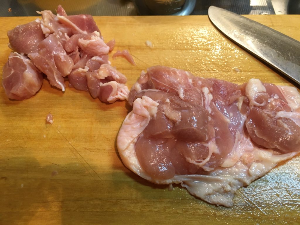 料理教室マンツーマン鶏もも肉