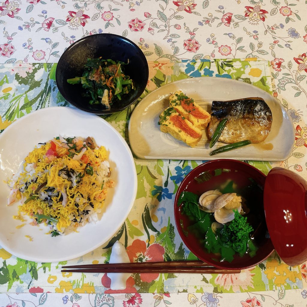 料理教室マンツーマンちらし寿司セット