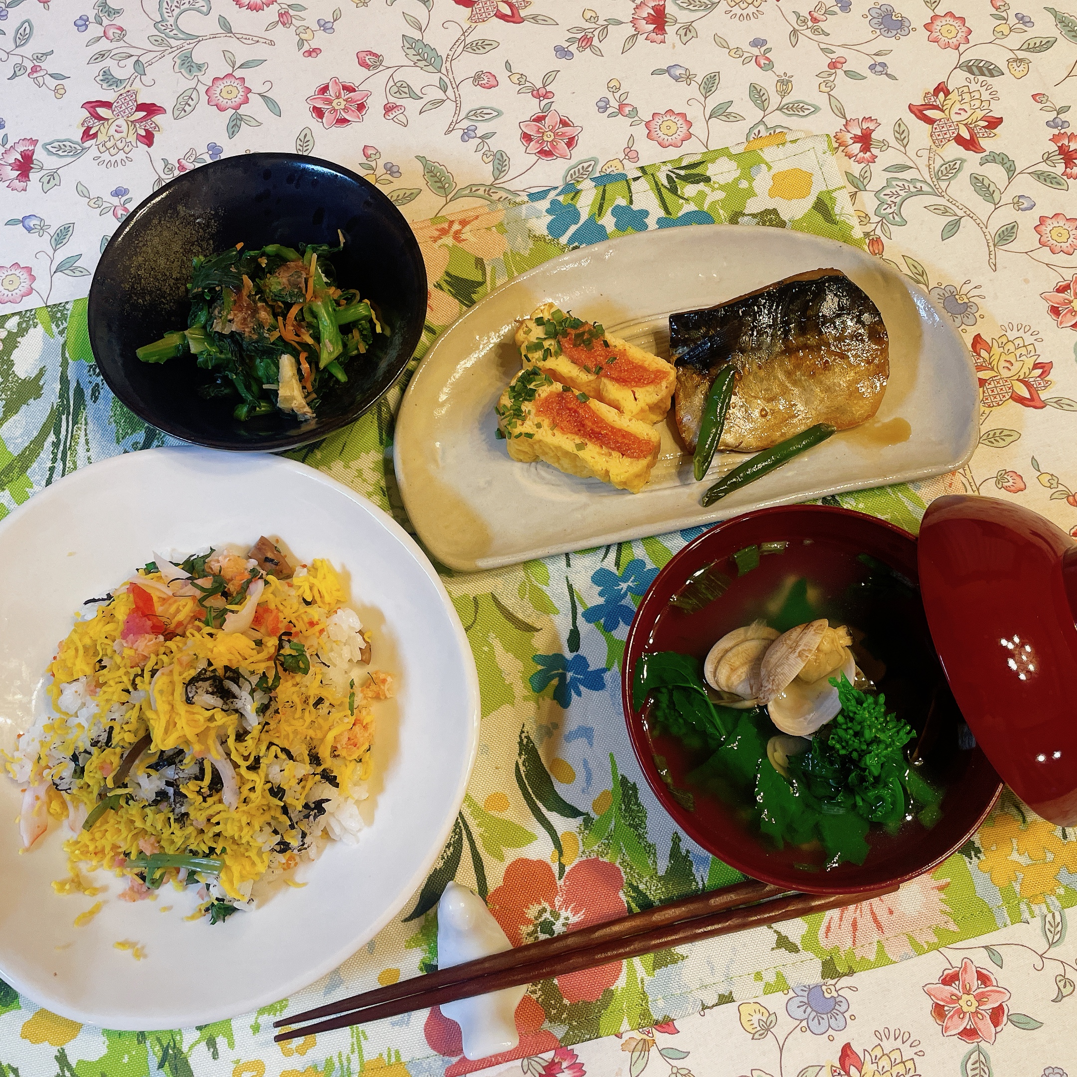 料理教室マンツーマンちらし寿司セット