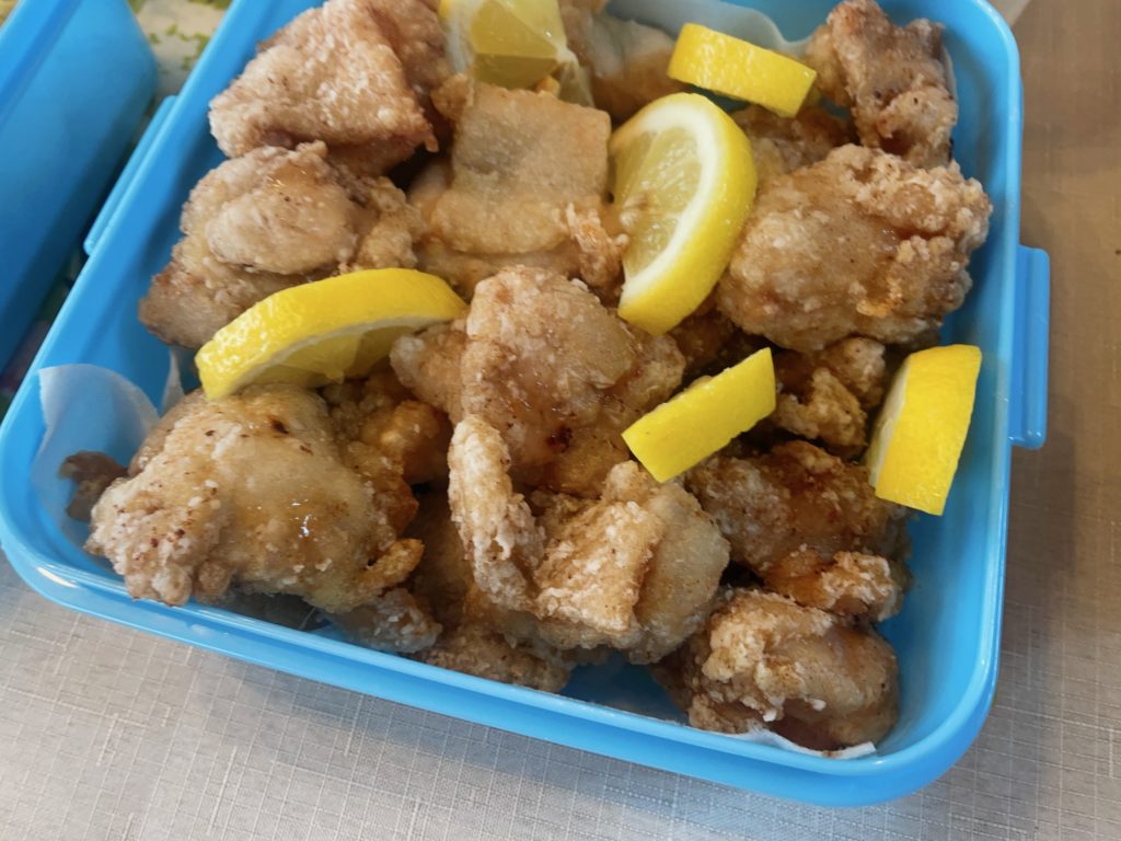 料理教室マンツーマン鶏のひと口竜田揚げ