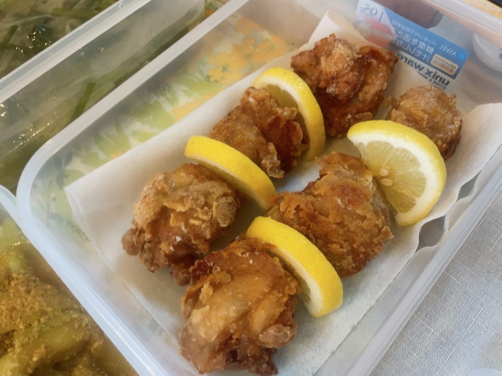 料理教室マンツーマン鶏の唐揚げ