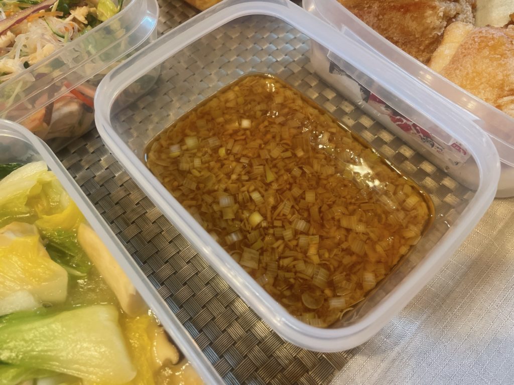 料理教室マンツーマン油淋鶏ソース