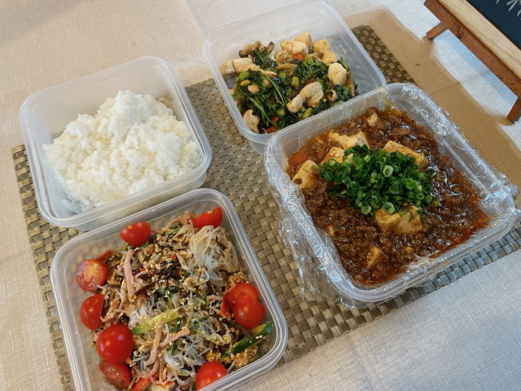 料理教室マンツーマン麻婆豆腐セット