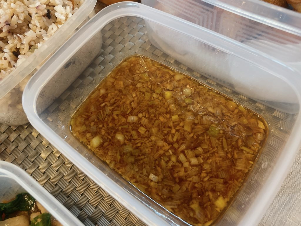 料理教室マンツーマン油淋鶏のタレ
