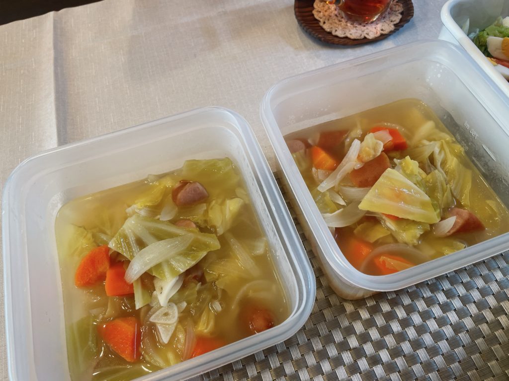 料理教室マンツーマンゴロゴロ野菜スープ