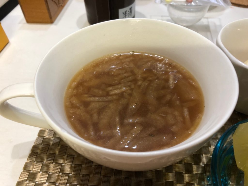 料理教室マンツーマンオニオンスープ