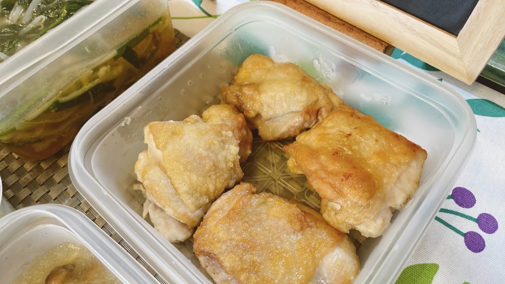 料理教室マンツーマン鶏ふんわり焼き