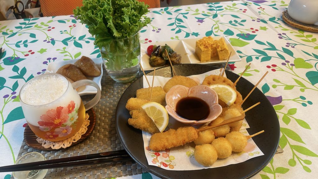 料理教室マンツーマン串カツセット