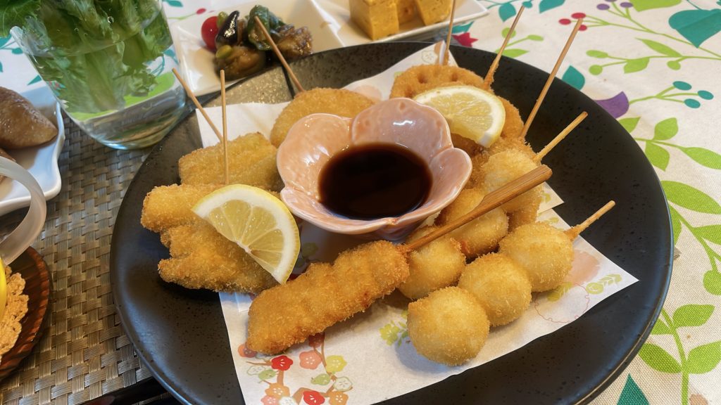 料理教室マンツーマン串カツ