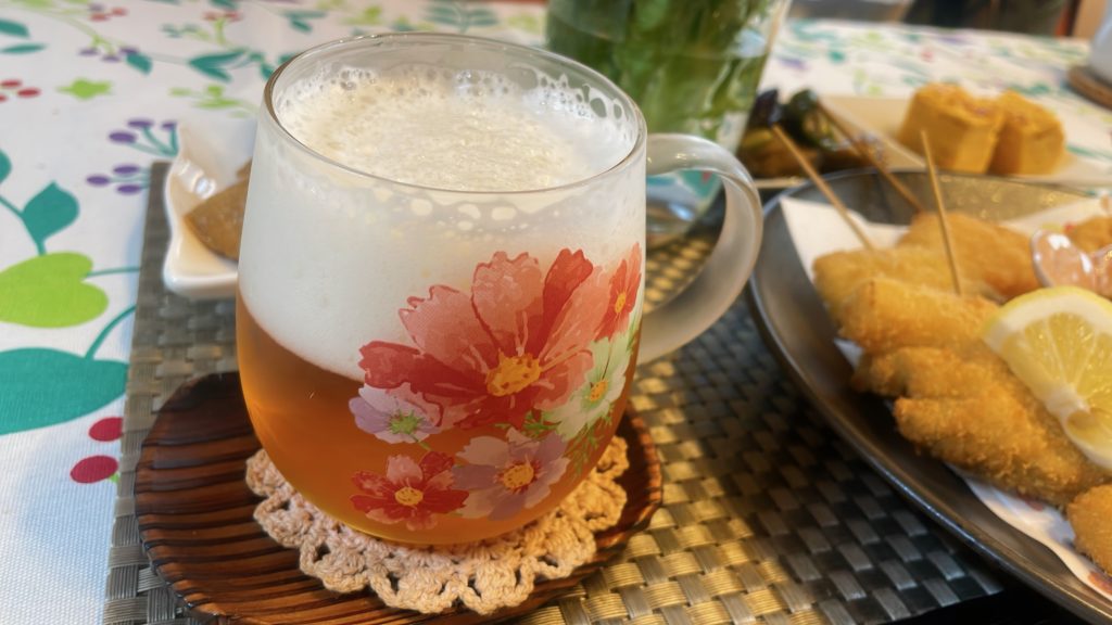 料理教室マンツーマンビール