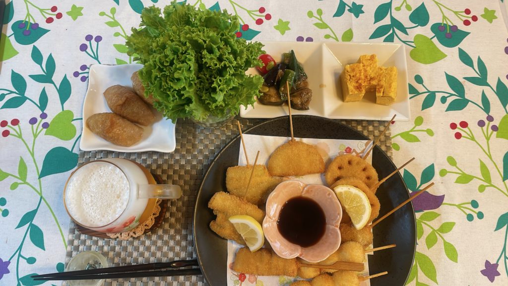 料理教室マンツーマン串カツセット