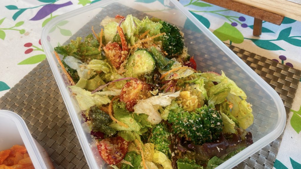 料理教室マンツーマンカリカリサラダ