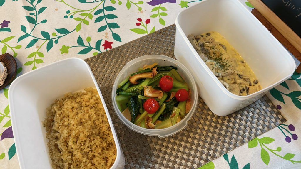 料理教室マンツーマン豚きのこクリームセット