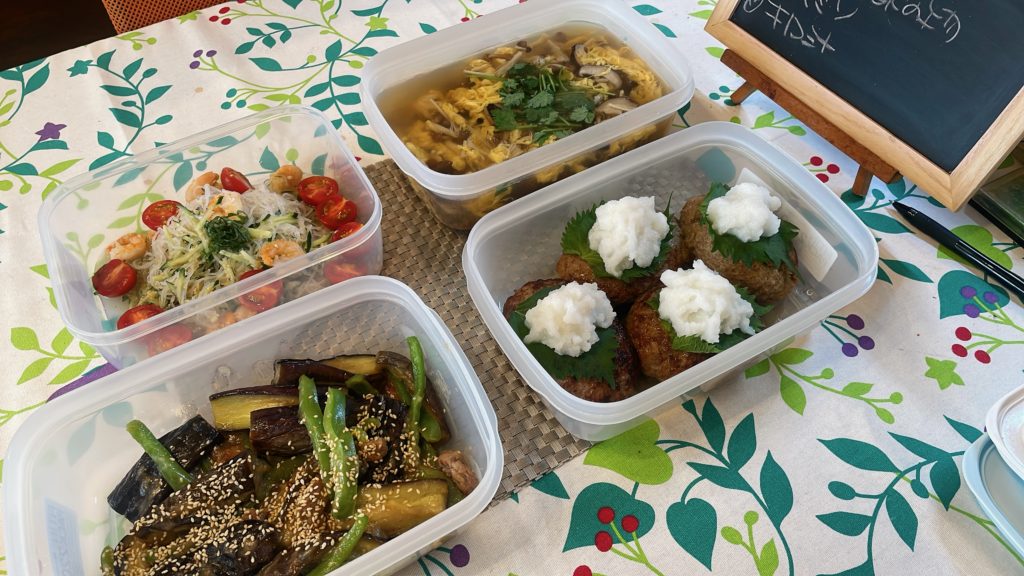 料理教室マンツーマンおろしハンバーグセット