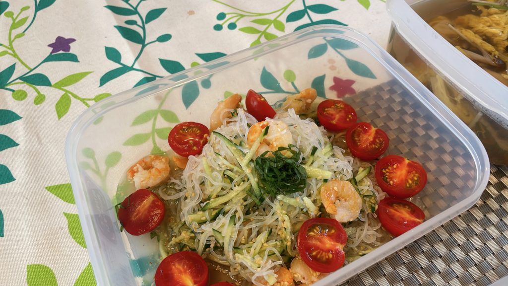 料理教室マンツーマン春雨酢の物