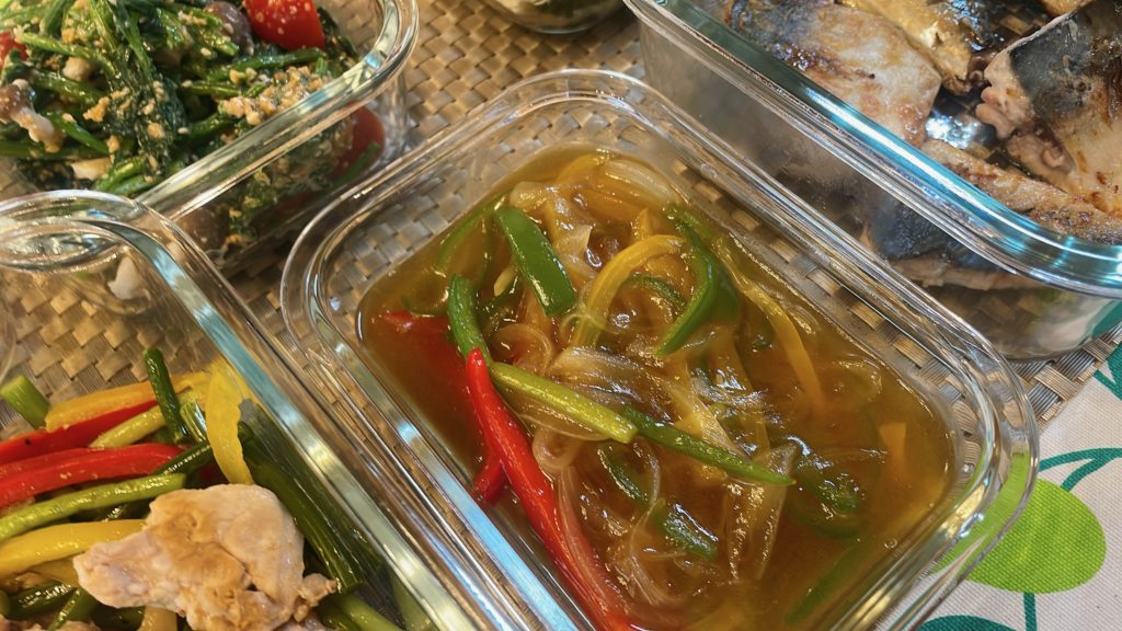 料理教室マンツーマンカラフル野菜あん