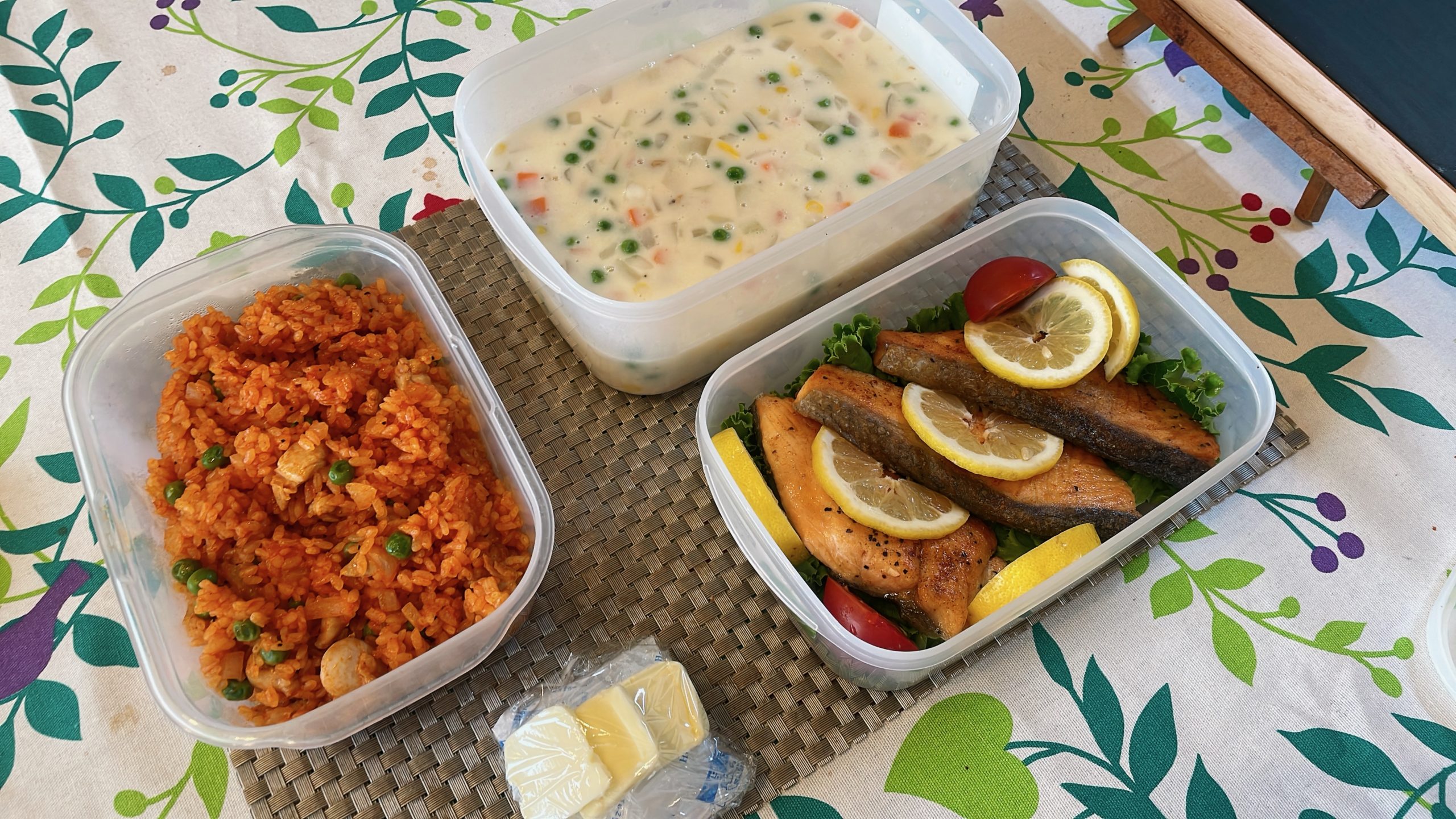 料理教室マンツーマン鮭ムニエルセット