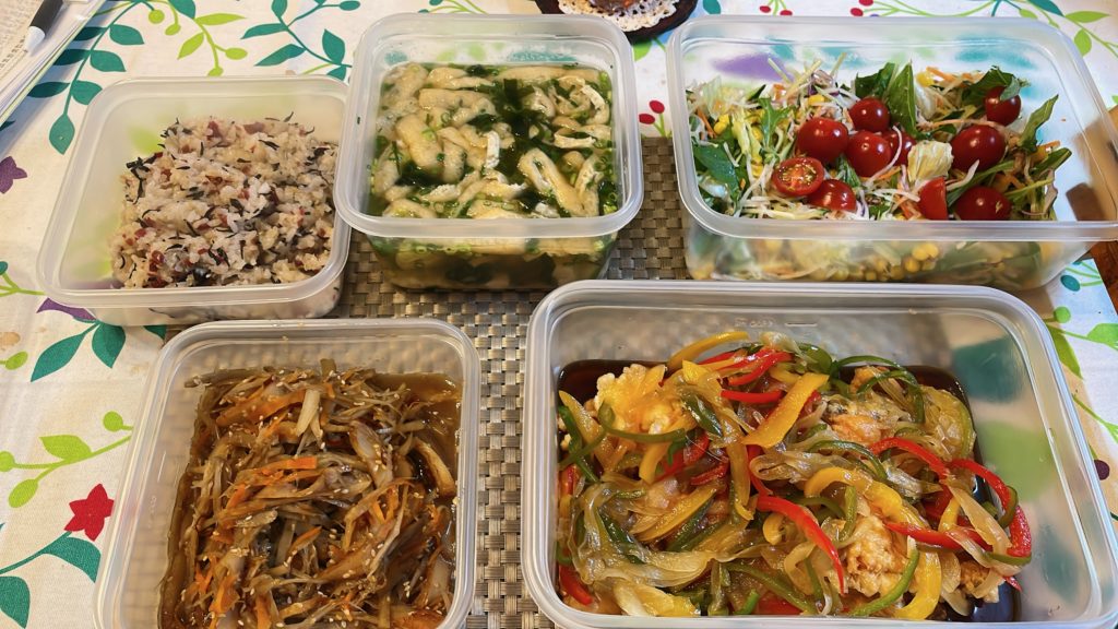 料理教室マンツーマン鮭カラフル南蛮漬けセット