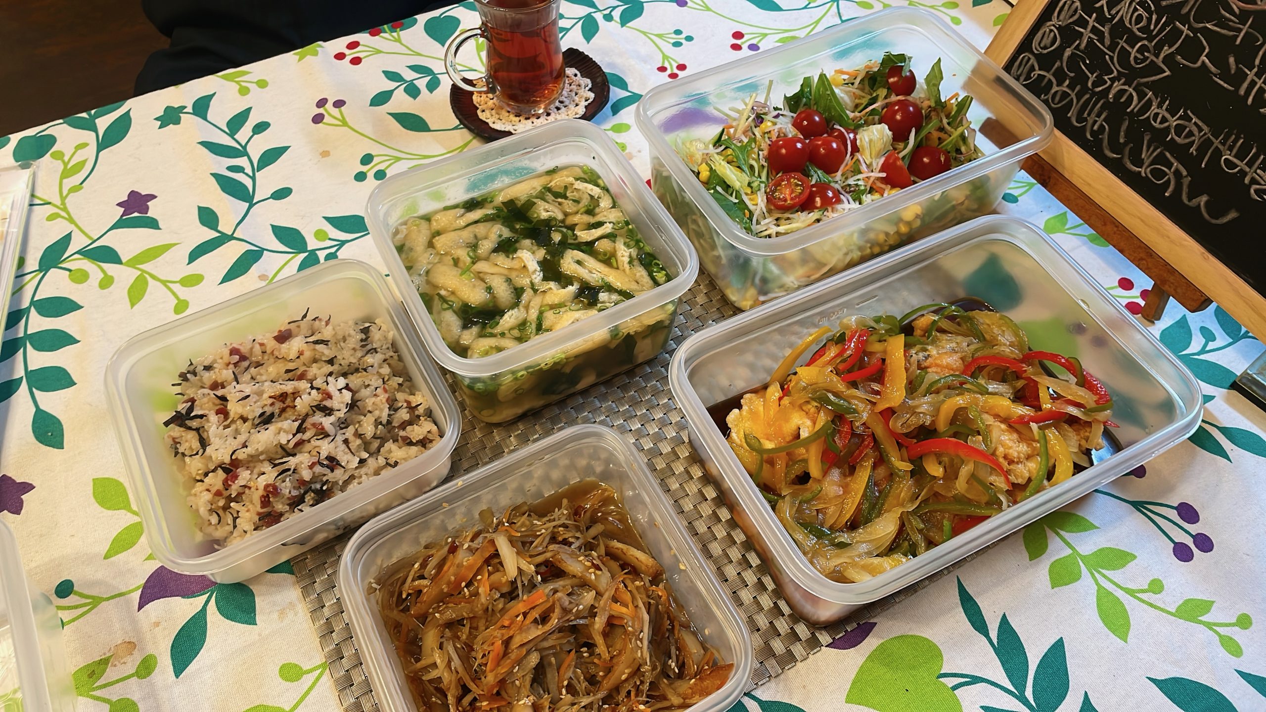 料理教室マンツーマン鮭カラフル南蛮セット