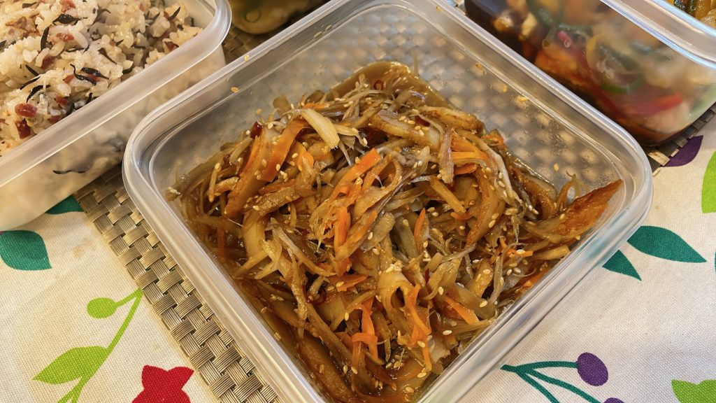 料理教室マンツーマンきんぴら