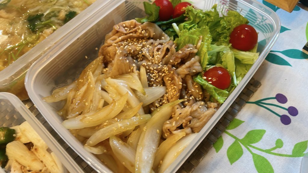 料理教室マンツーマン豚の生姜焼き