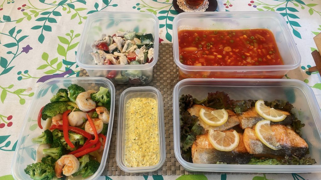 料理教室マンツーマン鮭ムニエルセット