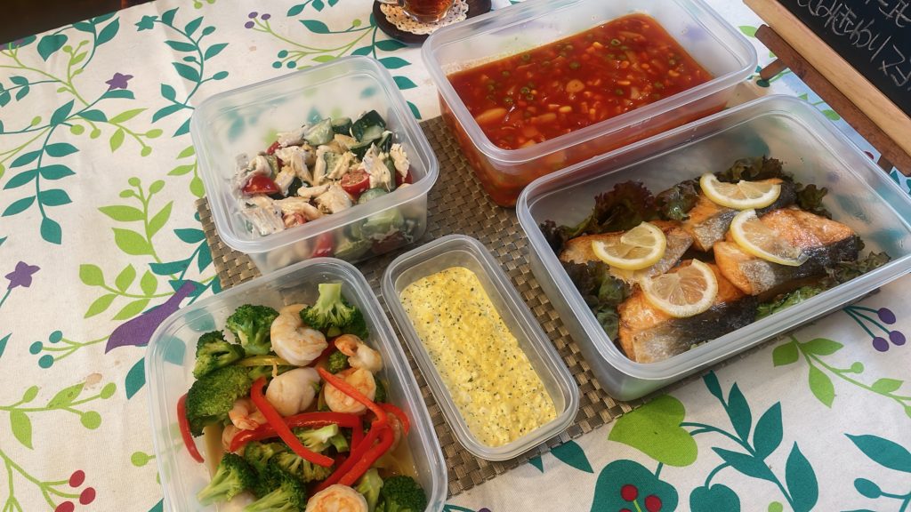 料理教室マンツーマン鮭ムニエルセット