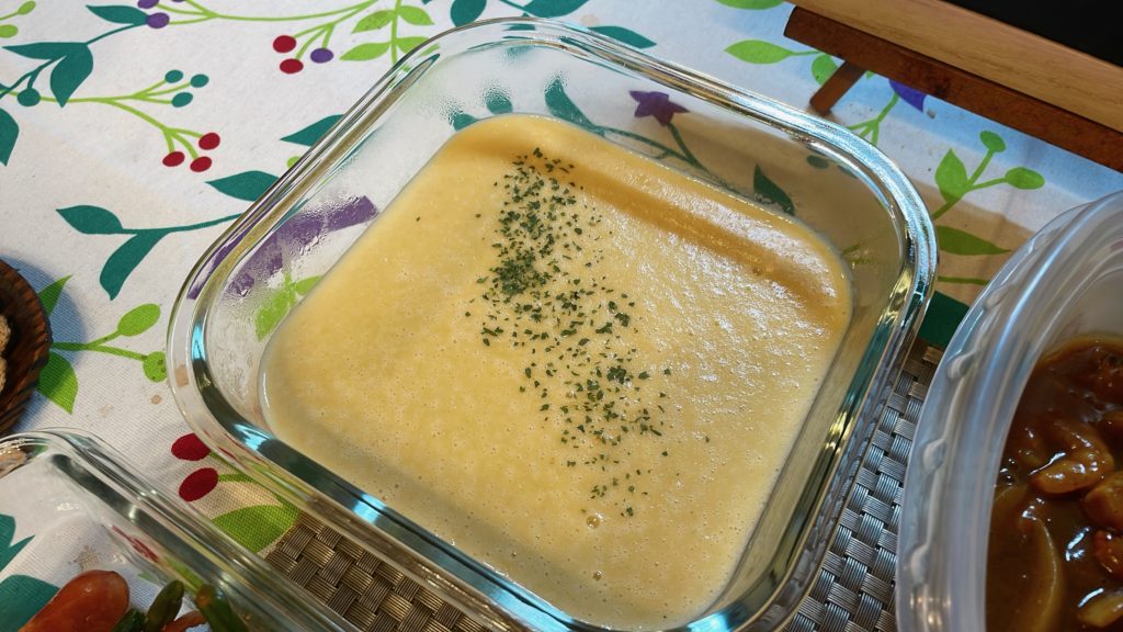 料理教室マンツーマンコーンスープ