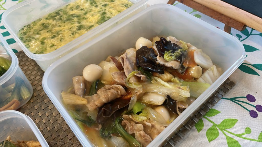 料理教室マンツーマン八宝菜