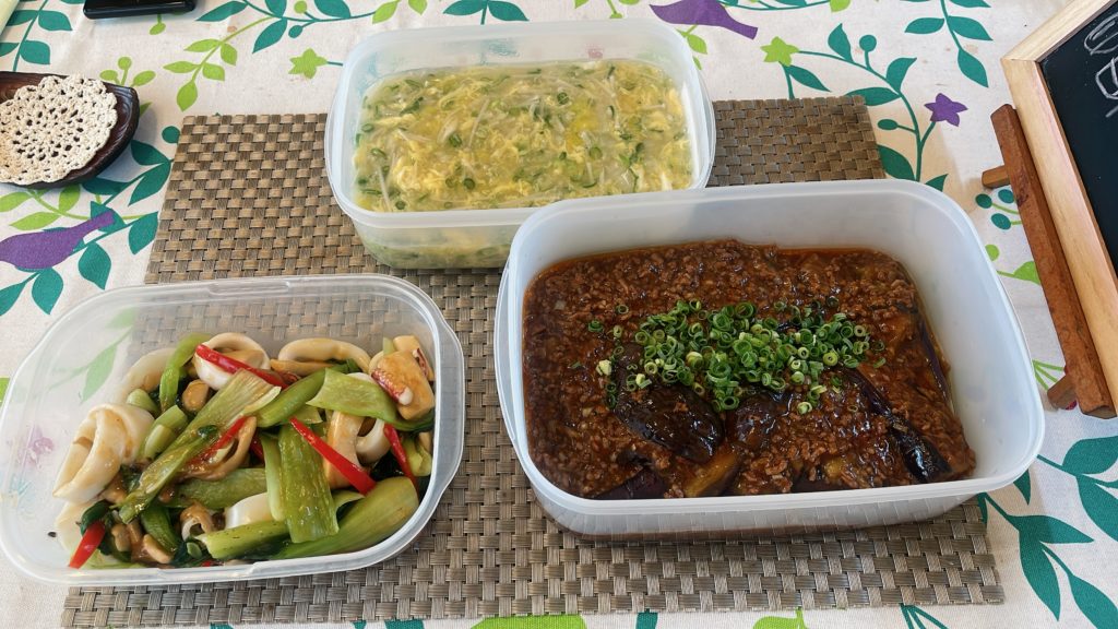 料理教室マンツーマン麻婆茄子セット