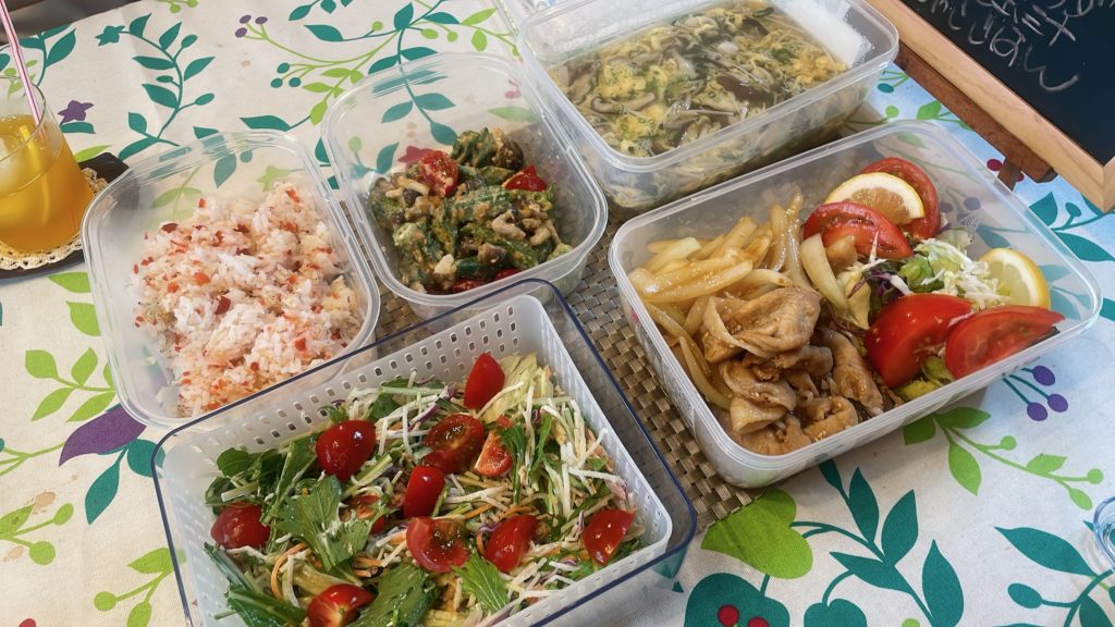 料理教室マンツーマン豚の生姜焼きセット