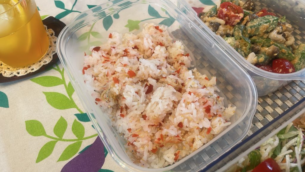 料理教室マンツーマン梅じゃこごはん