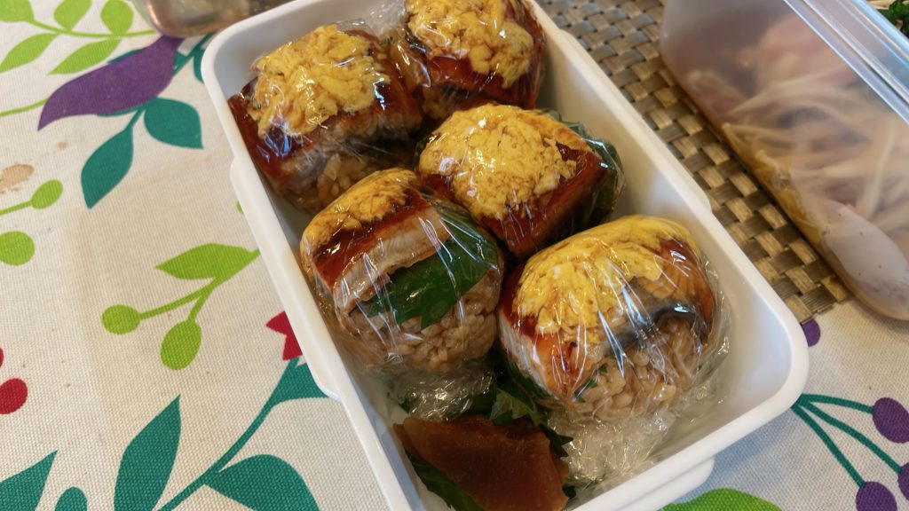 料理教室マンツーマンうなぎ手毬寿司風