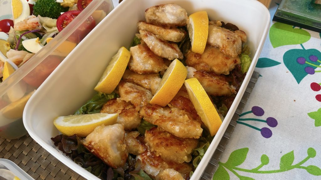 料理教室マンツーマンチキンガーリック