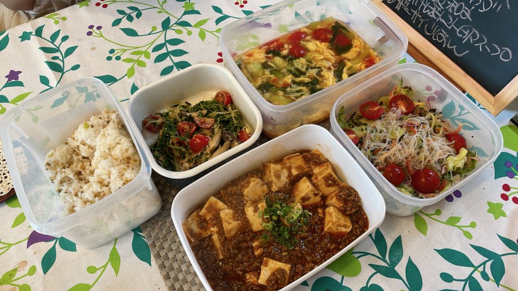 料理教室マンツーマン麻婆豆腐セット